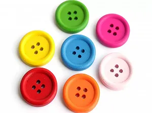 Купити Набор декоративных деревянных пуговиц Лентомания 20мм Круглые 7шт BUTTON20MX - Фото 1 Набор декоративных деревянных пуговиц Лентомания 20мм Круглые 7шт BUTTON20MX - Фото 1