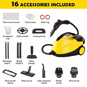 Пароочисник 2000 W високотемпературний для дезінфекції та прибирання дому ціна на synthetic.ua - Фото 1 Пароочисник 2000 W високотемпературний для дезінфекції та прибирання дому synthetic.ua - Фото 1