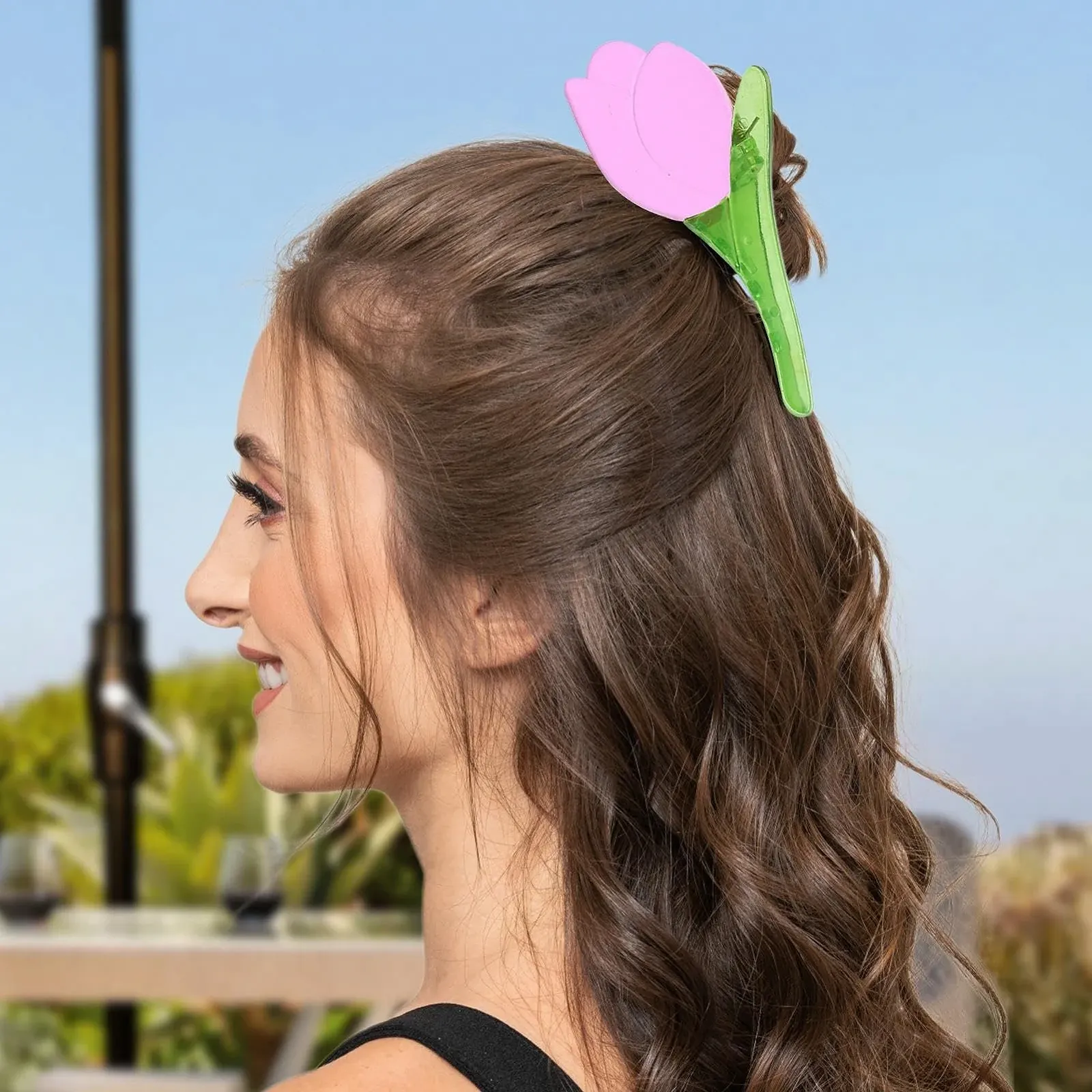 Заколки для волос с цветами, заколки для густых волос, нескользящие заколки с цветами, гавайские заколки для волос для девочек, изысканные аксессуары, фото №2 Заколки для волос с цветами, заколки для густых волос, нескользящие заколки с цветами, гавайские заколки для волос для девочек, изысканные аксессуары, фото №2