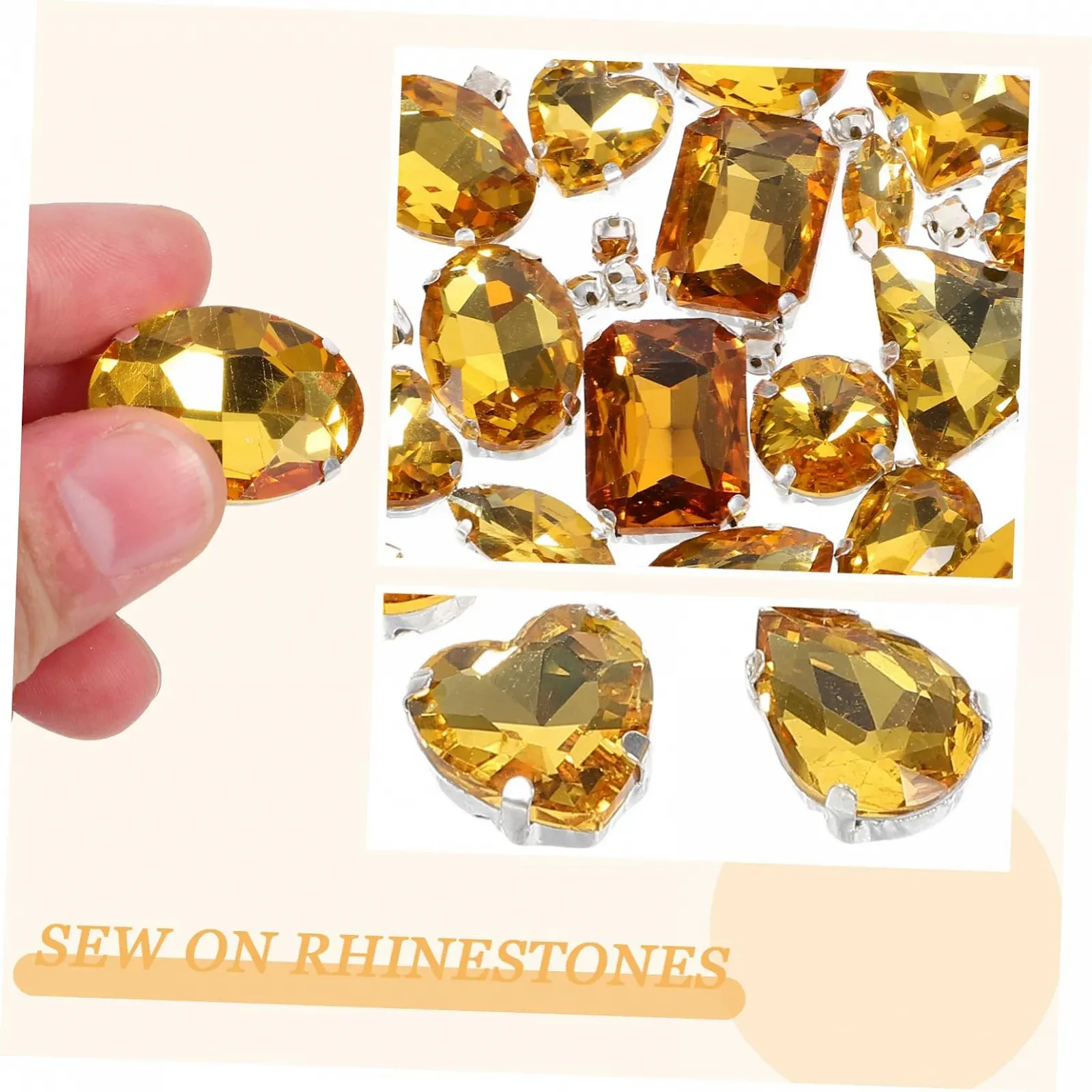 Стразы Ручной работы 1Tasche Нерегулярные Стразы из хрустального стекла для свадебных платьев, сумок и рукоделия для творческих проектов, фото №8