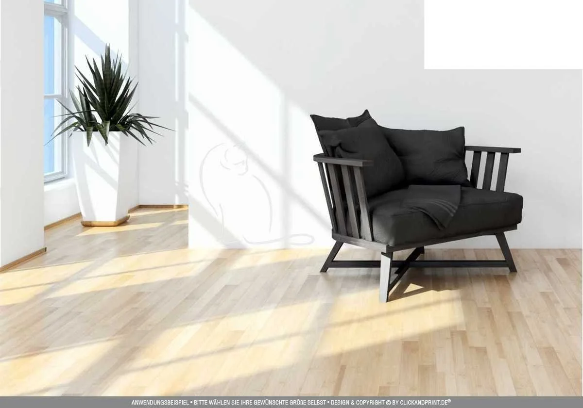 Наклейка на стіну Silhouette Cat Вінілова PVC, фото №2 Наклейка на стіну Silhouette Cat Вінілова PVC, фото №2