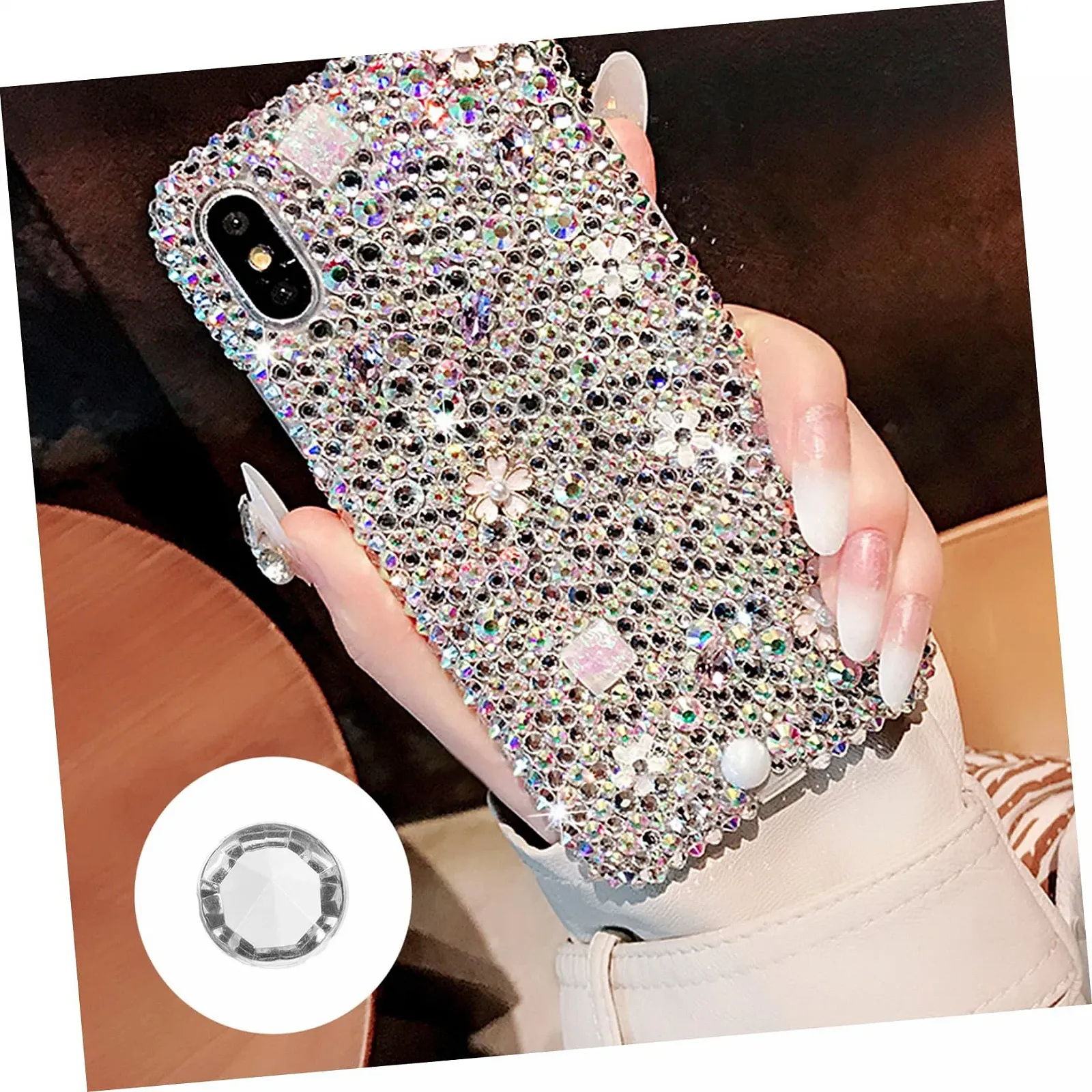 Стразы Акриловые Прозрачные 500 шт, фото №6