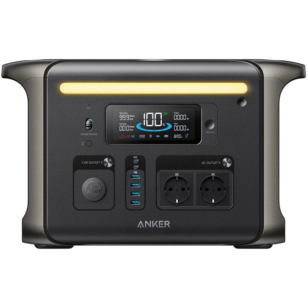 Зарядная станция Anker Solix F1500 (A1772311) 2400 Вт / 1800 Вт / 1536 Вт*ч / Функция ИБП - (Корпус из поликарбоната и ABS-пластика), фото №1