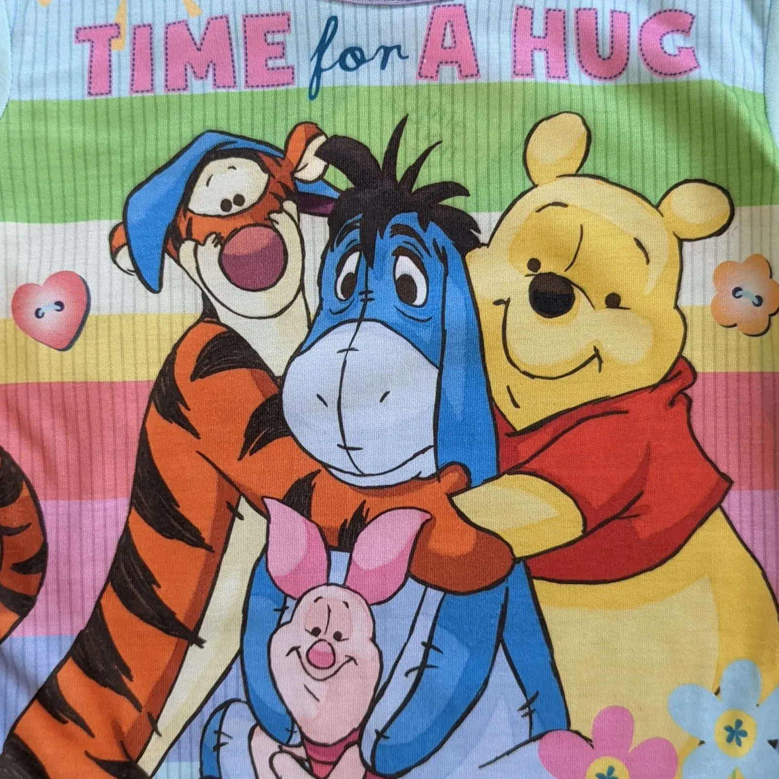 Пижама для девочек Winnie The Pooh Tigger Eeyore Piglet, фото №2 Пижама для девочек Winnie The Pooh Tigger Eeyore Piglet, фото №2