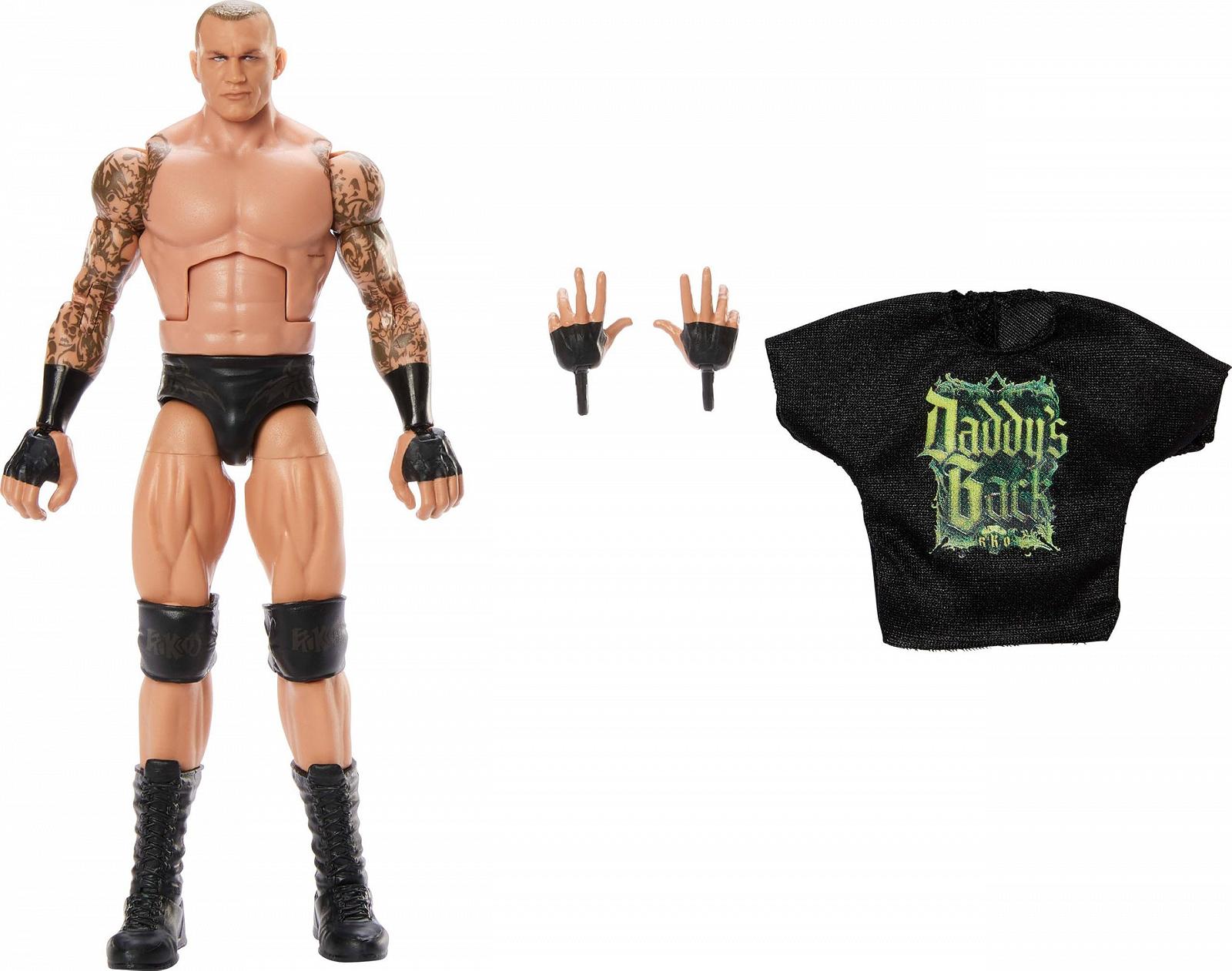 Экшн-фигурка Mattel WWE Elite Серии #116 Рэнди Ортон 15 см с 25 точками движения и сменными руками, многоцветная, фото №1