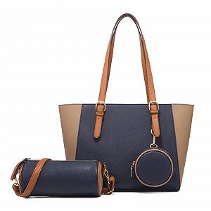 Сумка с ручкой FANDARE Комплект из 3 предметов Shopper Сумка через плечо Большая Сумка темно-синий - Фото 1