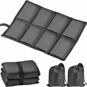 Сидушка HongBoom Pack of 2 Thermal Outdoor Seat Cushion Oxford Thermal Foldable Outdoor Seat Cushion Portable Black - Фото 1