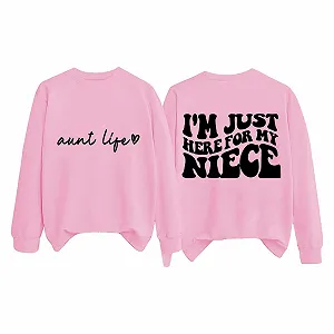 Женский Свитшот с круглым вырезом Повседневный Модный С принтом букв Черный - Фото 1