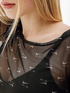 Сукня Nike W NSW AIR AOP MESH LS DRESS XS synthetic.ua - Фото 1