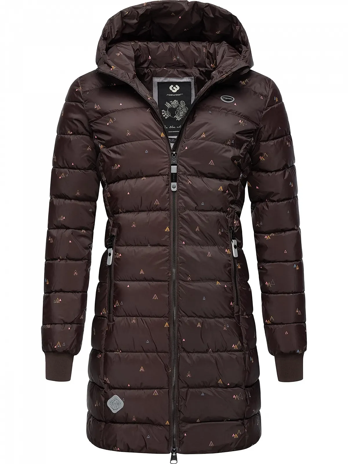 Пальто стеганое Ragwear Tiasa Женское Зимнее Теплое с Капюшоном Длинное, фото №1