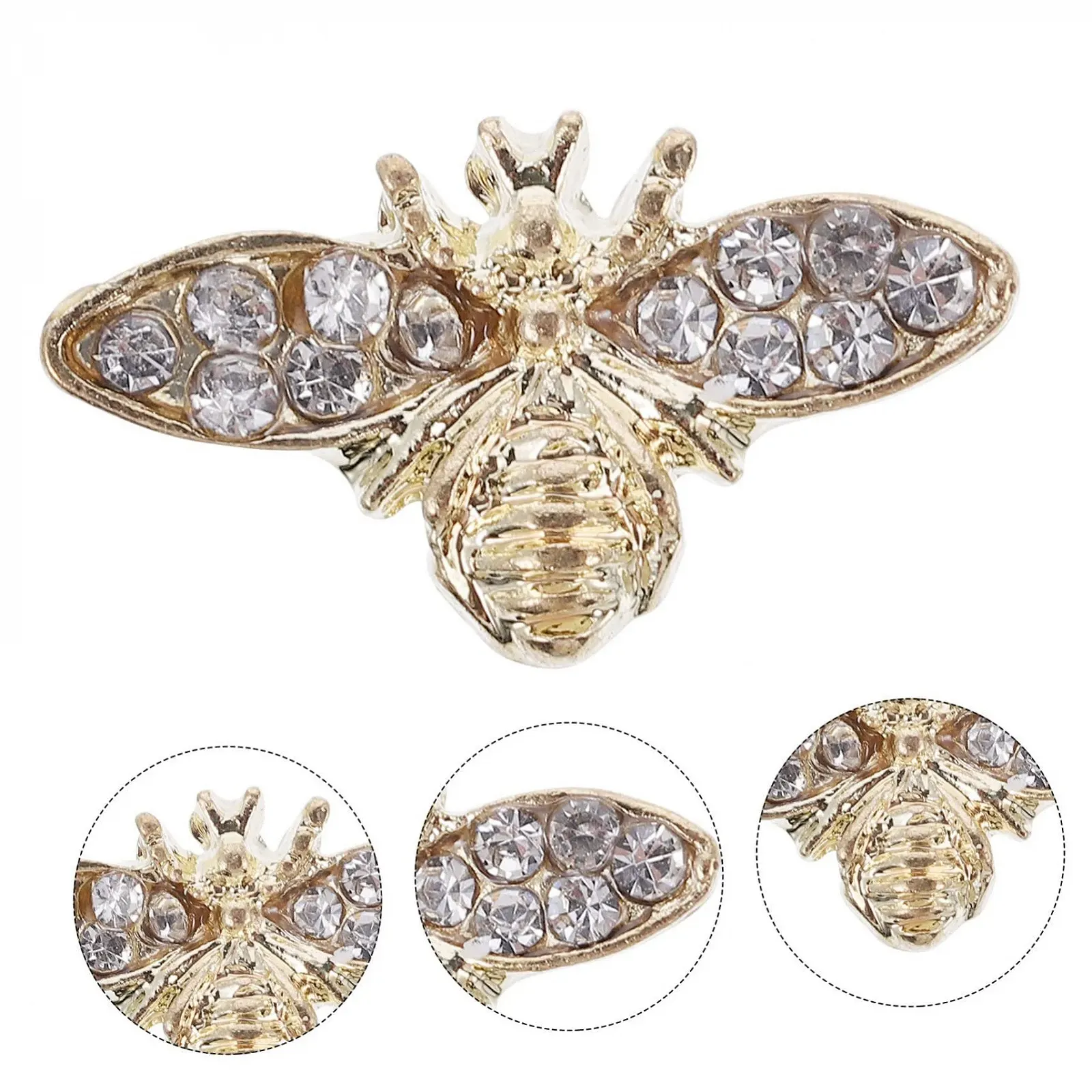 3D Украшения для ногтей Пчелы, 4 набора, 10 штук * 4, фото №8