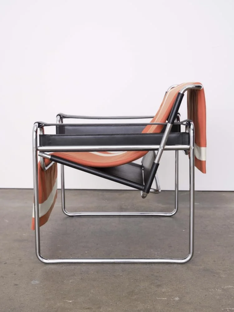 Плед Marc O'Polo Statement Плед Цвет Dark Coral Размер 150 x 200 см Текстовый Реверсивный Дизайн Логотип, фото №4