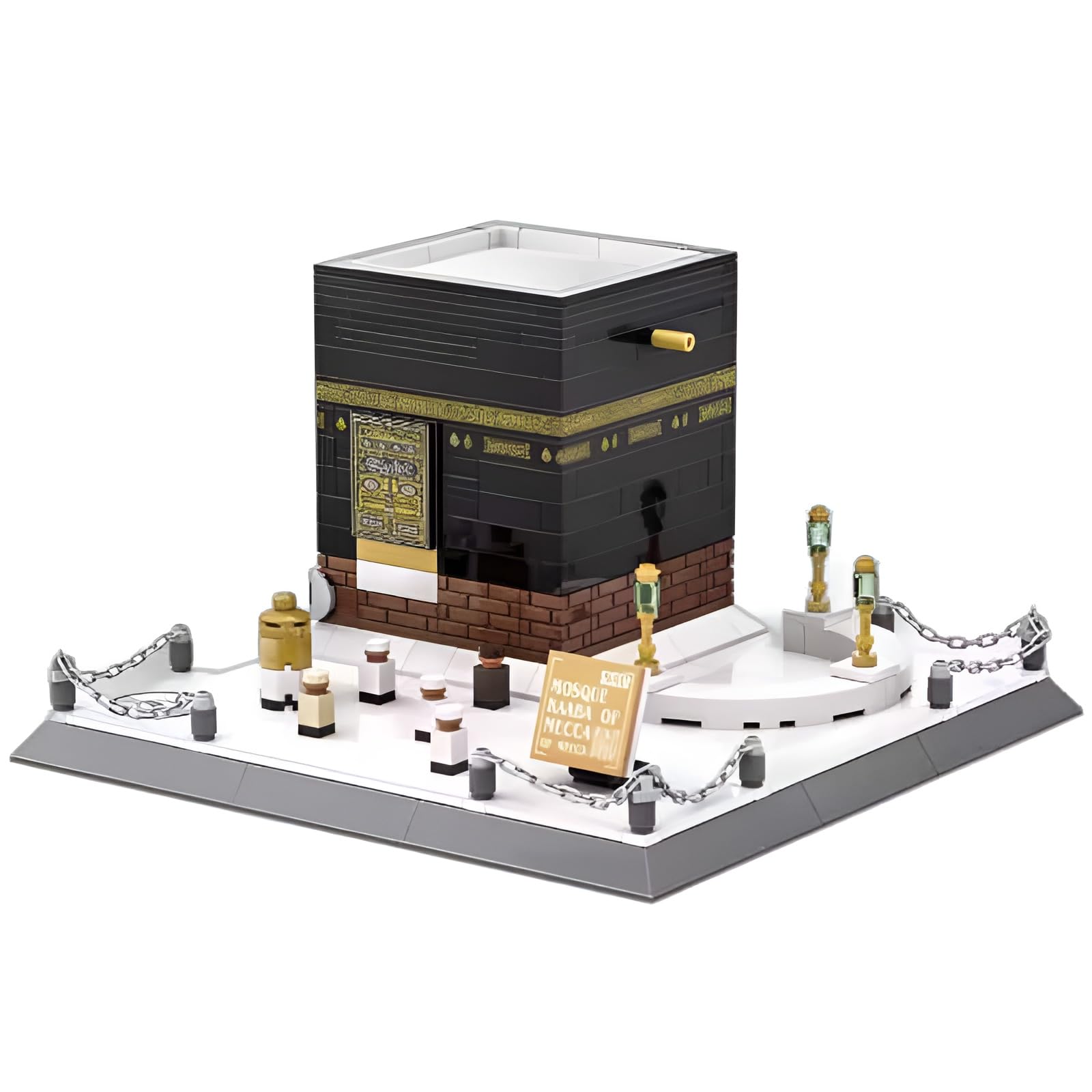Блоки Fuleying Mosque Kaaba of Mecca 446 штук модельна іграшка, фото №1