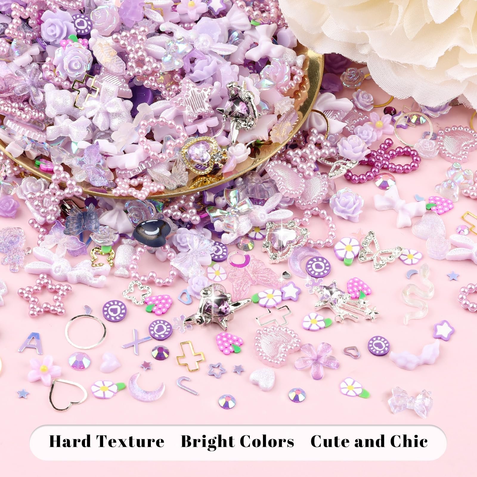 Прикраса для нігтів 3D бантик 600 шт., фото №6