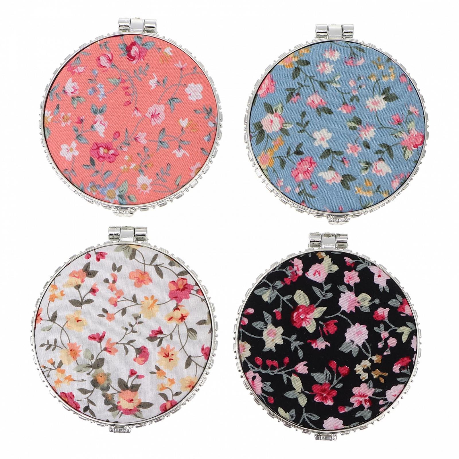 Зеркало Angoily Двухстороннее Мини Тканевая Вышивка Ручное, фото №1 Зеркало Angoily Двухстороннее Мини Тканевая Вышивка Ручное, фото №1