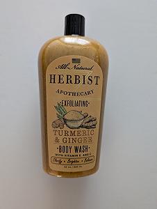 Відлущувальний гель для душу All Natural Apothecary з куркумою, імбиром, вітамінами E та C 320 мл - Фото 1