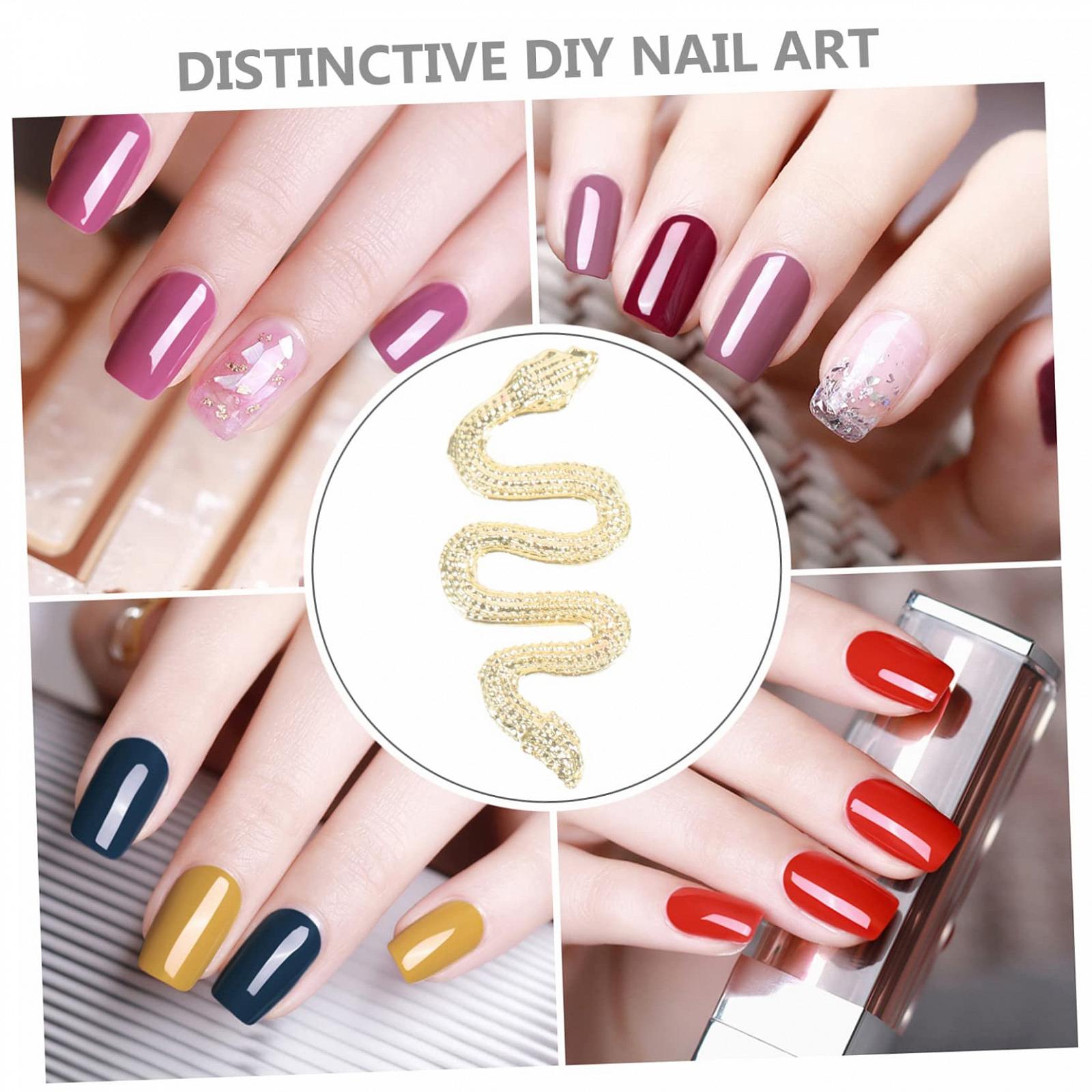 Украшения для ногтей FRCOLOR 60 шт. Блестящие, декоративные аксессуары для маникюра со стразами для творческого дизайна ногтей, легкие и долговечные для натуральных и искусственных ногтей, фото №4