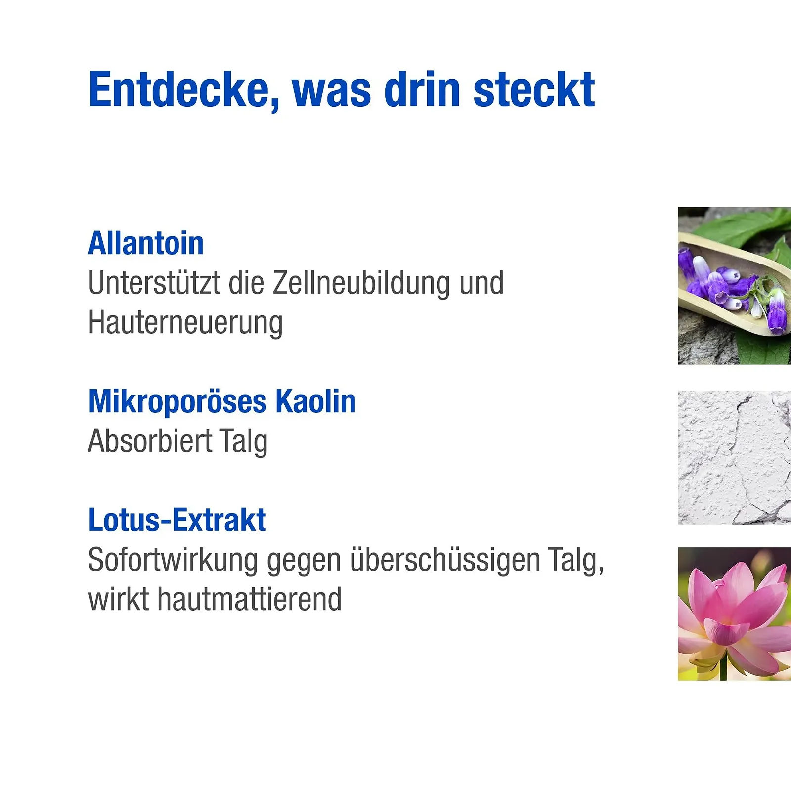 Маска для лица Aknederm Pure Очищающая 12 x 6 мл I С экстрактом лотоса I Матовая маска из фарфоровой глины удаляет кожный жир I Маска для лица против блеска для тщательной очистки, фото №6