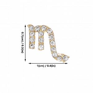 Украшения для ногтей Healeved, 48 шт, со стразами для творческого маникюра, подходят для натуральных и искусственных ногтей, просты в использовании, компактные, элегантные synthetic.ua - Фото 1