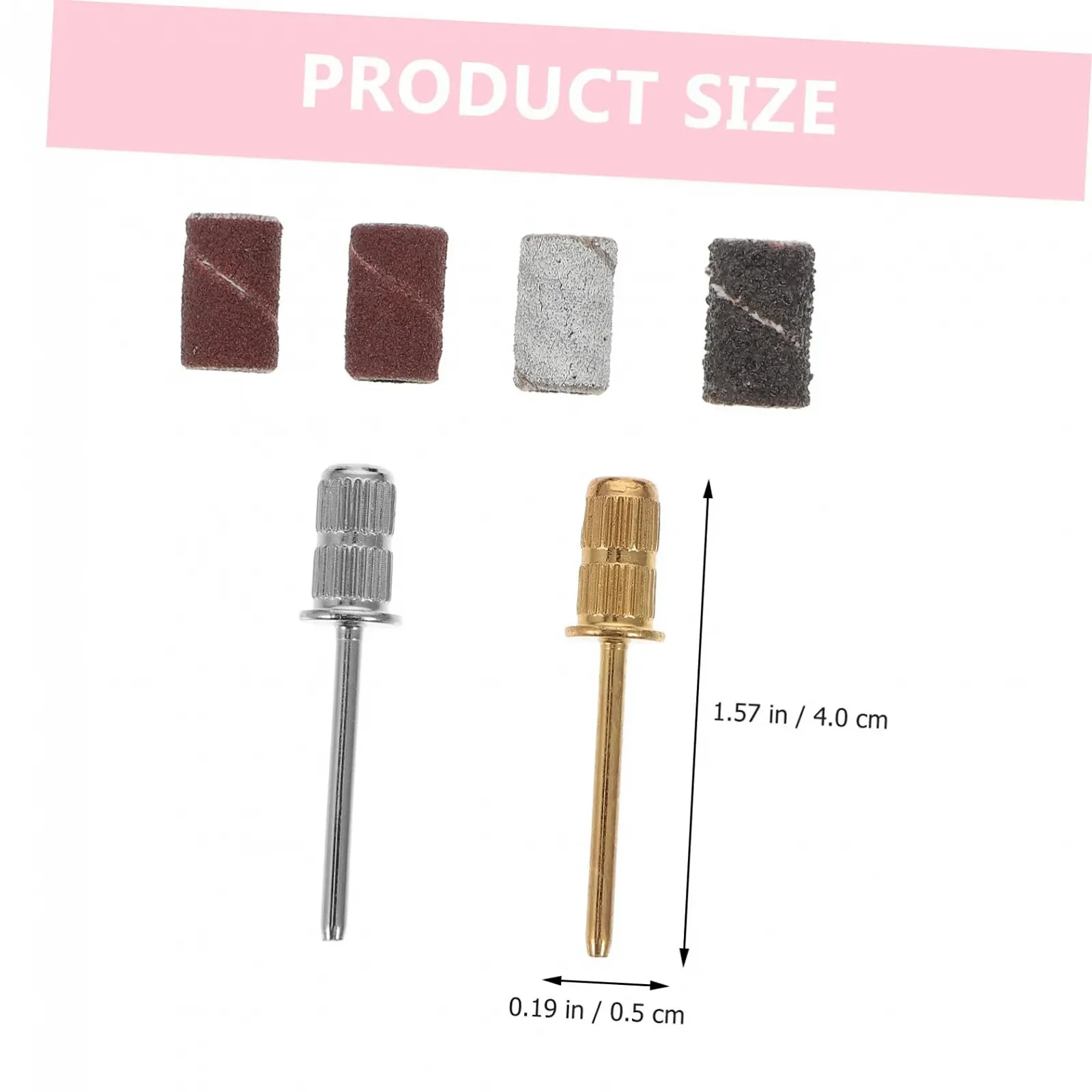 Набор шлифовальных лент для маникюра PACKOVE для электрических пилок для ногтей, фото №3