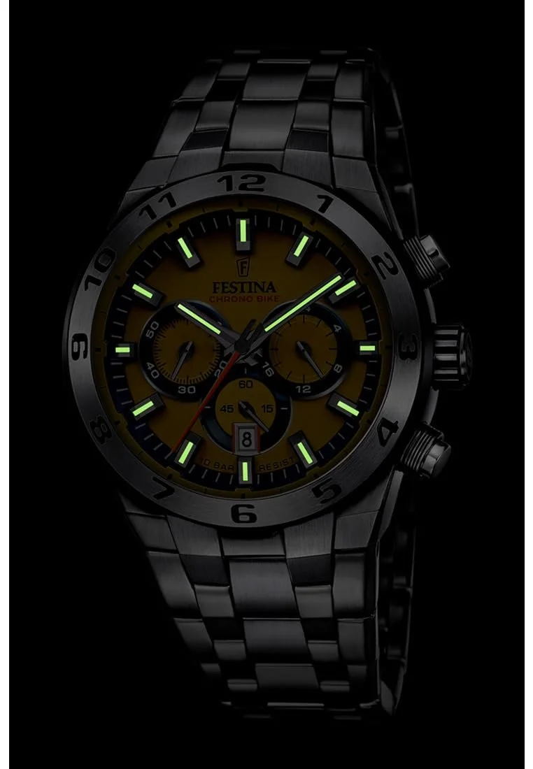 Годинник Festina Chrono Bike Чоловічий Синій з ремінцем з нержавіючої сталі, фото №5 Годинник Festina Chrono Bike Чоловічий Синій з ремінцем з нержавіючої сталі, фото №5