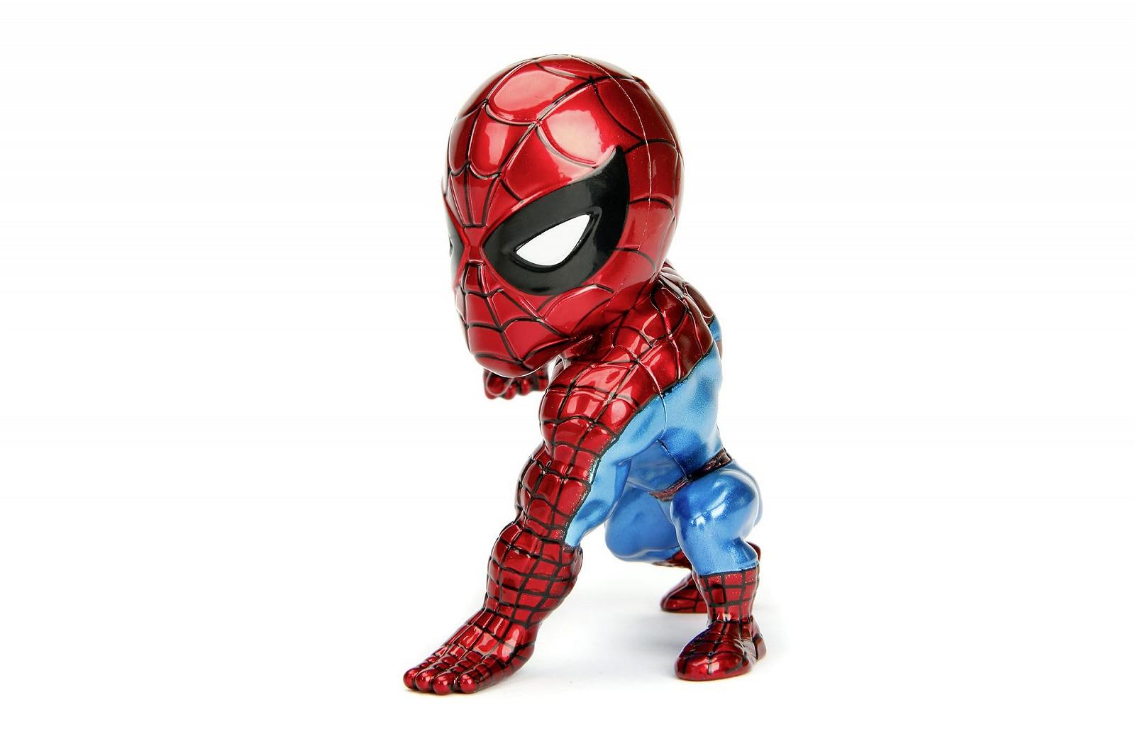 Фігурка Jada Toys Marvel Людина-павук Класичний, Метал, 10 см, Колекційна фігурка, Червоний/Синій, фото №2