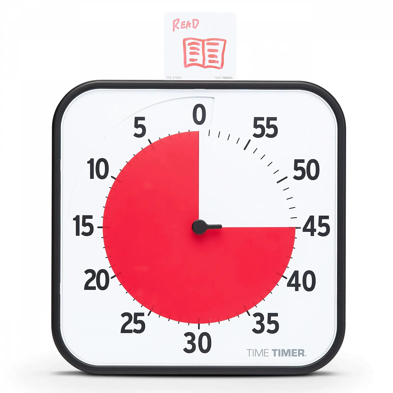 Визуальный аналоговый таймер TIME TIMER Original Large 30 x 30 см 60 минут Черный, фото №1 Визуальный аналоговый таймер TIME TIMER Original Large 30 x 30 см 60 минут Черный, фото №1