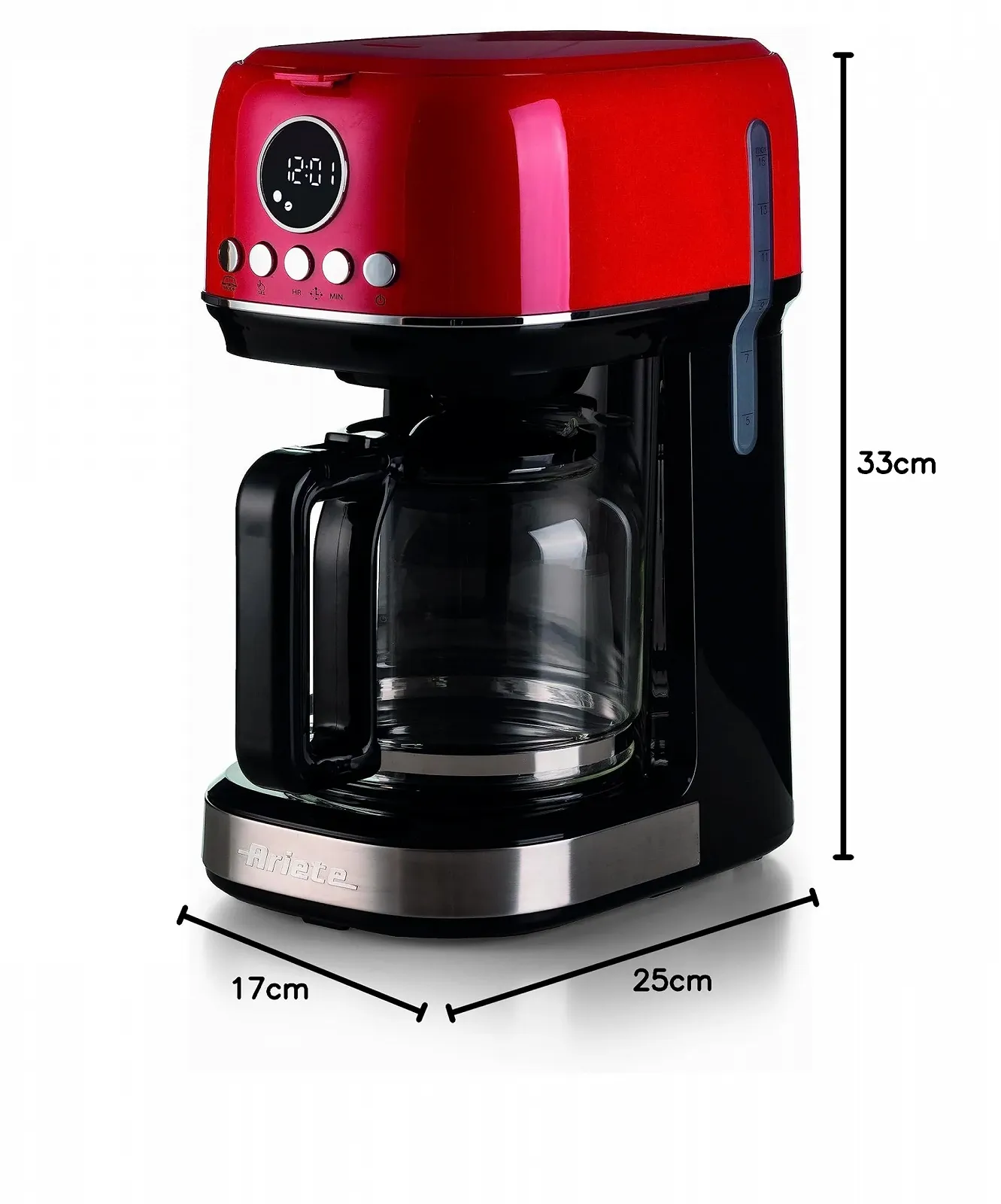 Фильтрационная кофеварка Ariete Moderna 1396 для американо на 15 чашек белая, фото №8