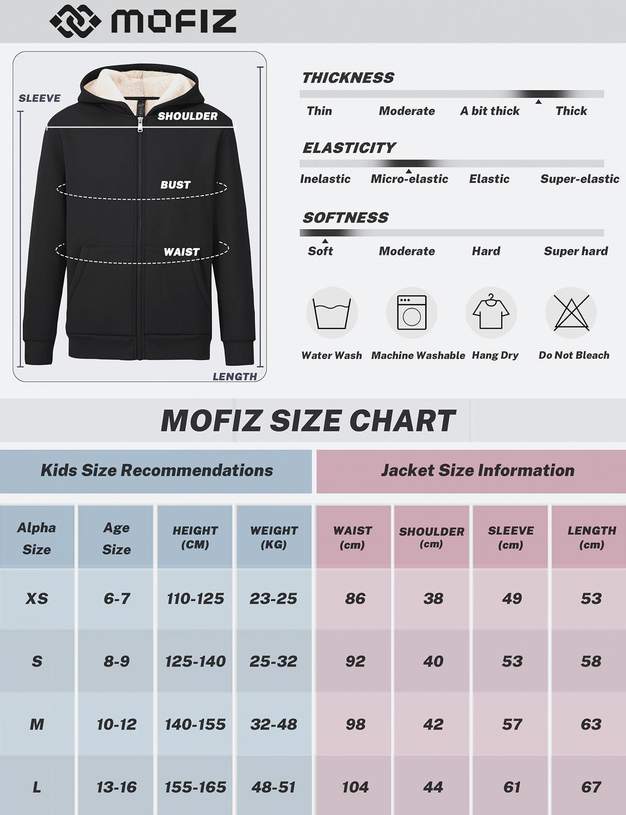 Кофта MoFiz Толстовка для хлопчиків Зимова Кофта з капюшоном, фото №7