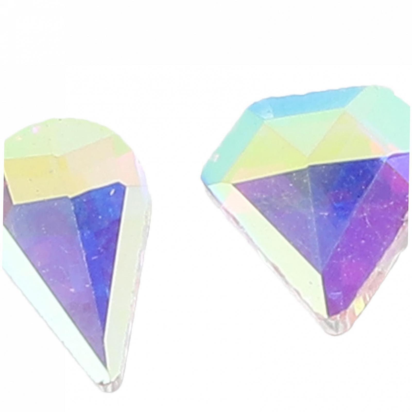 Набір прикрас для нігтів PACKOVE 12 відділень Стрази Flatback Блискітки Декор, фото №2