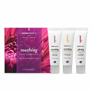 Крем для рук Green People Набор для ухода за руками Успокаивающий Натуральный и органический Крем для рук Масло ши для сухих рук Веганский - Фото 1