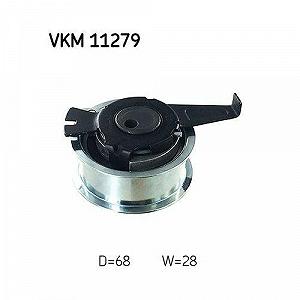 Ролик натягувача ременя ГРМ SKF VKM 11279 для AUDI SEAT SKODA VW, середній synthetic.ua - Фото 1