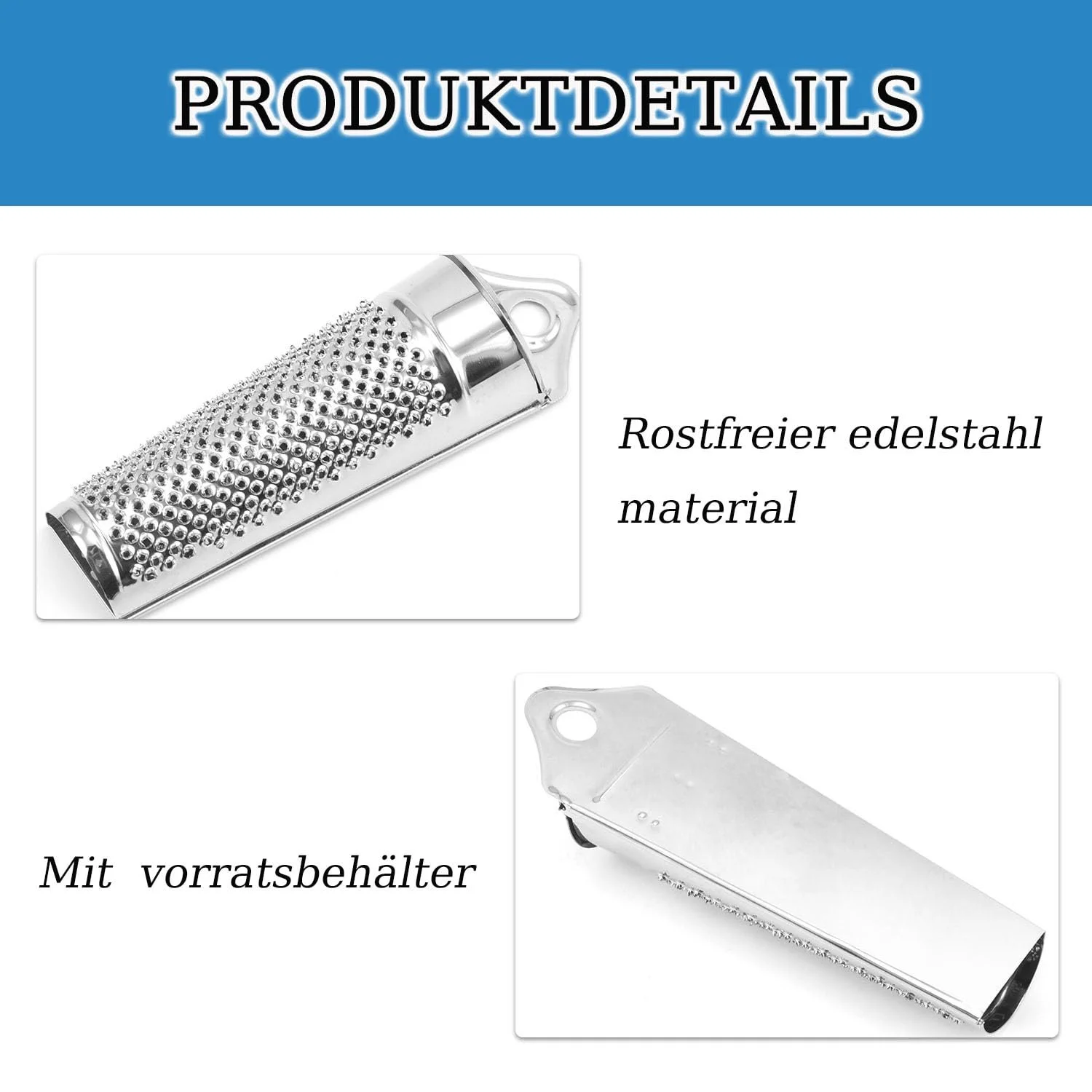 Терка для мускатного горіха з контейнером, фото №3