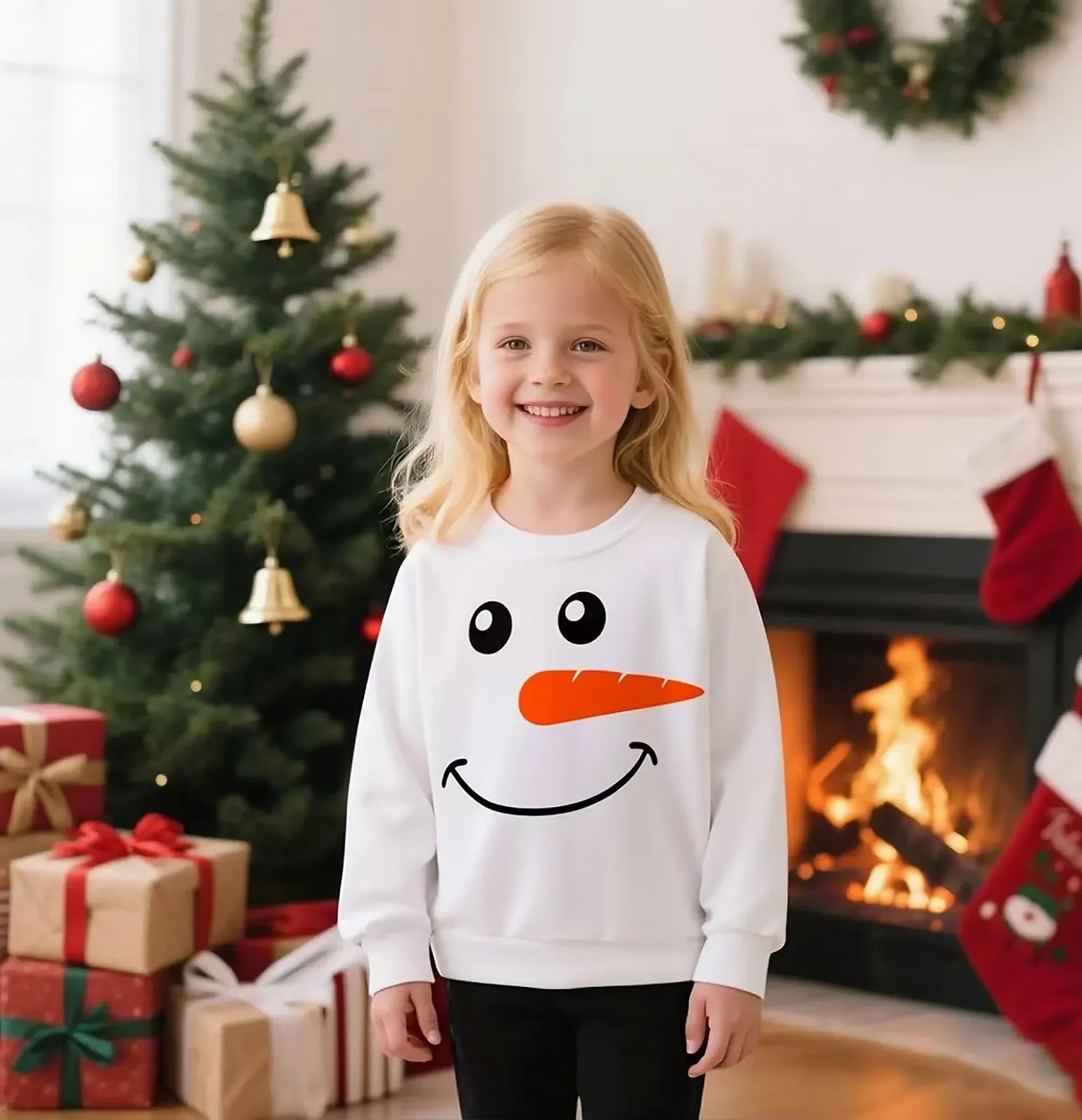 Різдвяний світшот TCWWBB для хлопчиків та дівчаток,, фото №6