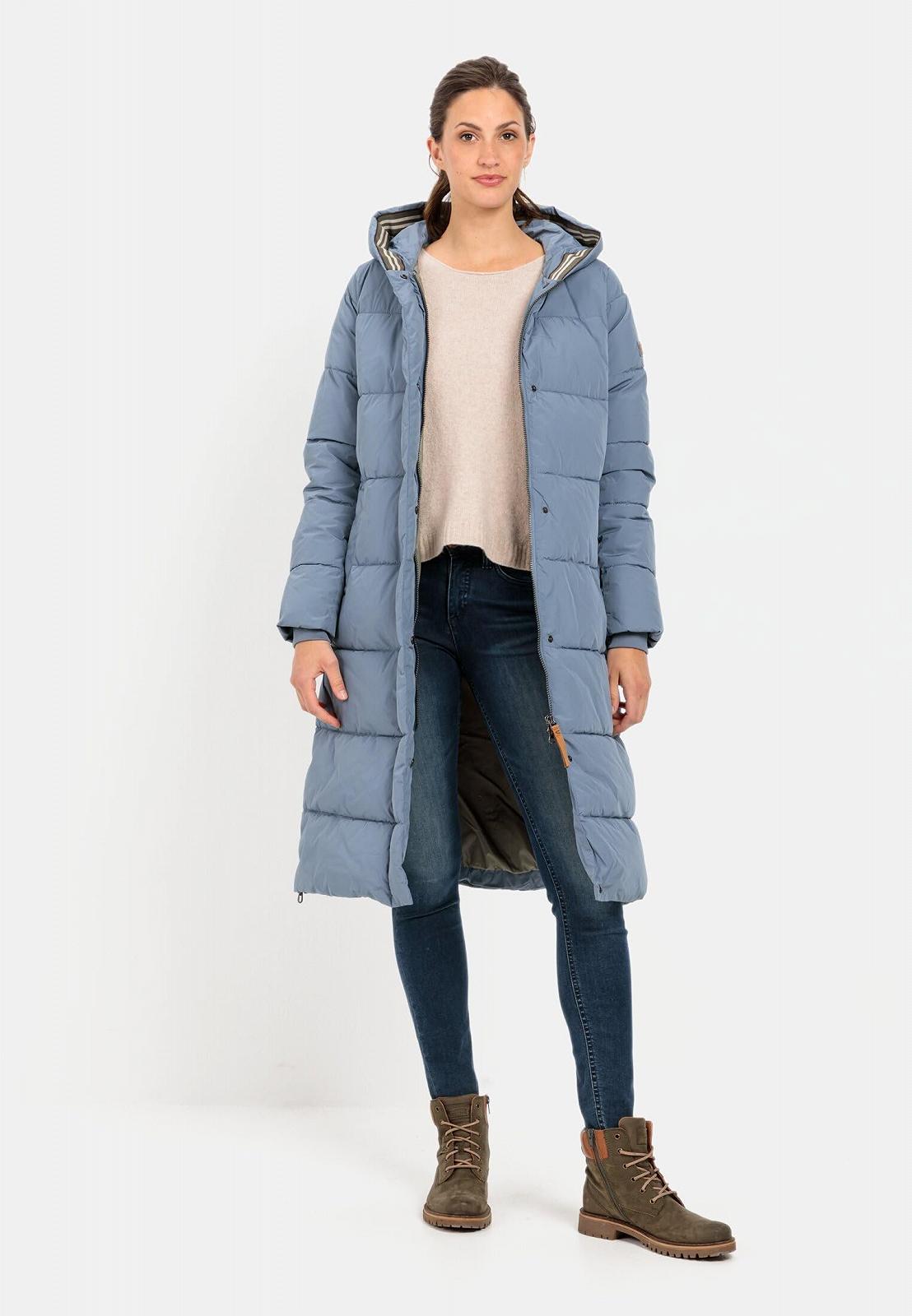 Пуховик camel active з переробленого поліестеру, довгий, жіночий, фото №5