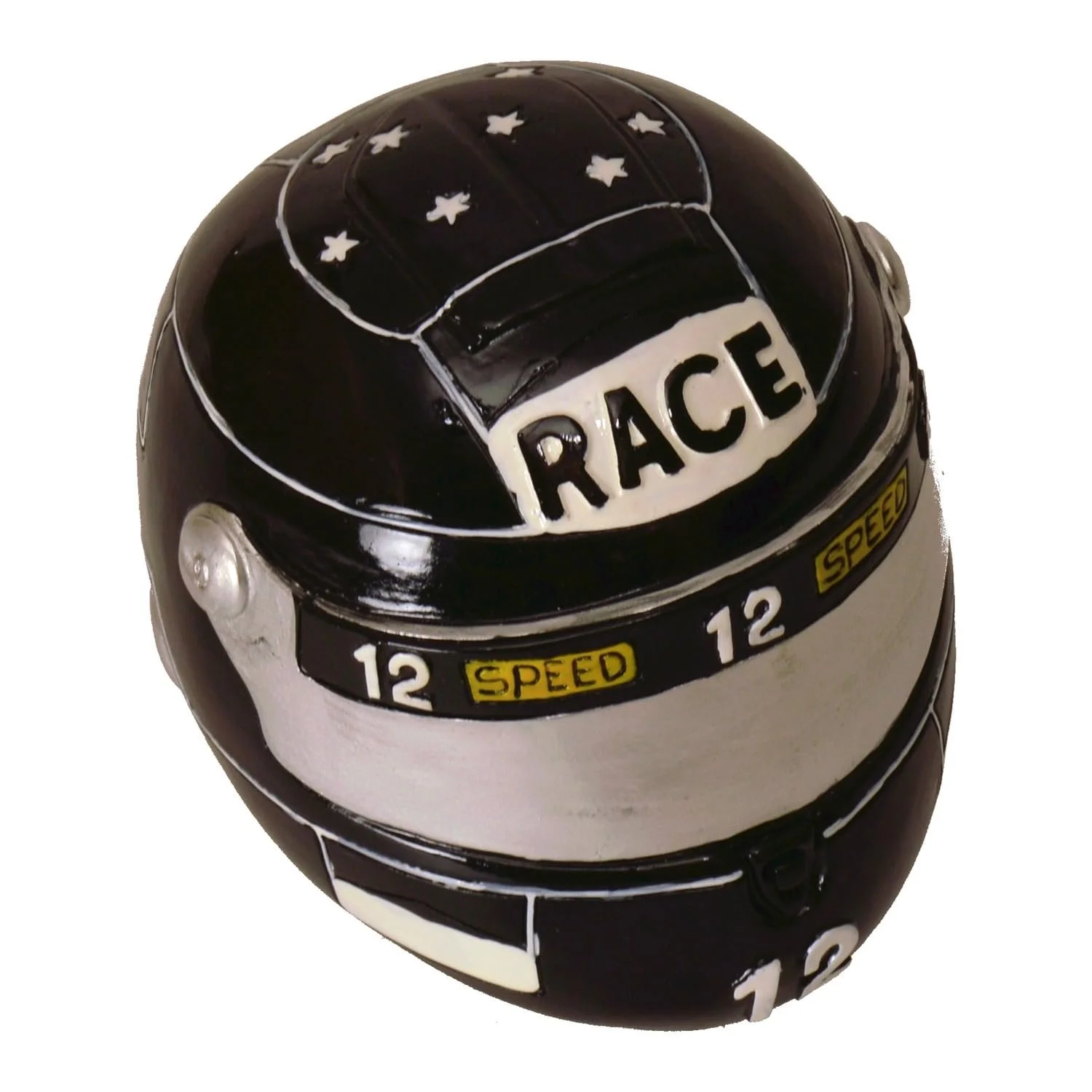 Скарбничка Мотоциклетний шолом чорна, фото №4