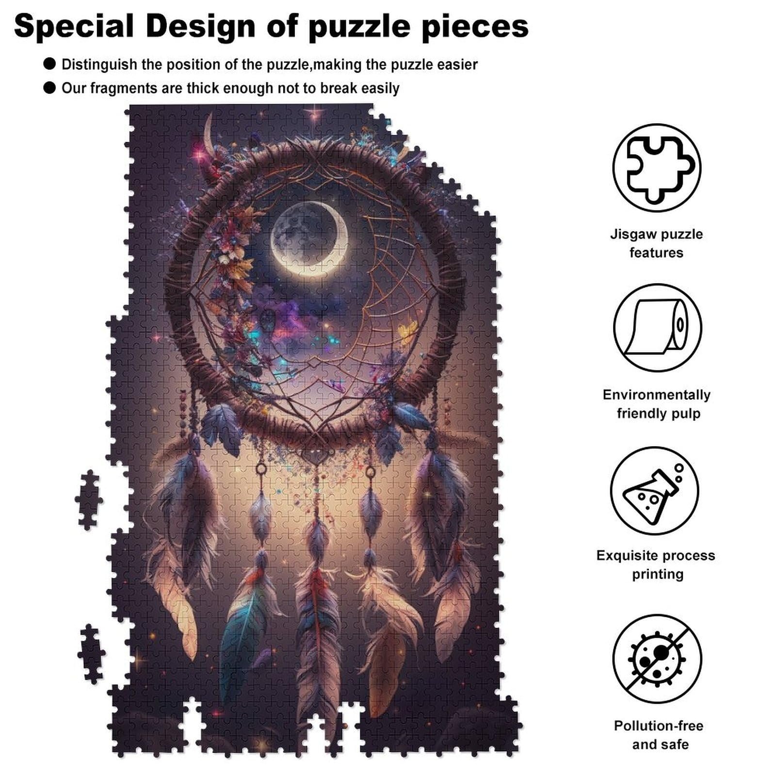 Пазл Dream Catcher 1000 деталей дерев'яний 78 x 53 см, фото №4 Пазл Dream Catcher 1000 деталей дерев'яний 78 x 53 см, фото №4