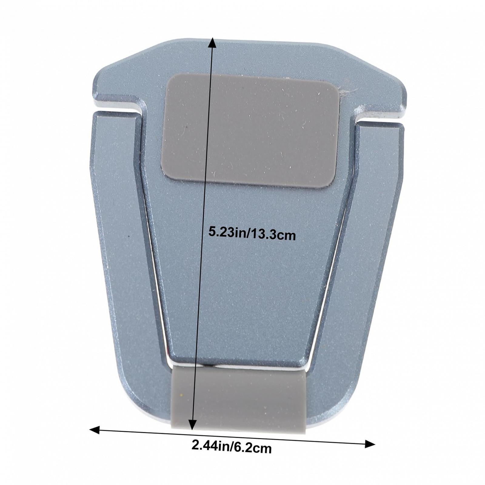 Підставка для ноутбука алюмінієва, регульована по висоті, портативна для циркуляції повітря, нековзкий дизайн, фото №2