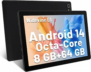 Планшет 10.1" Yicty C10 3+5/64 ГБ 8 ядер Android 14 Чорний - Фото 1