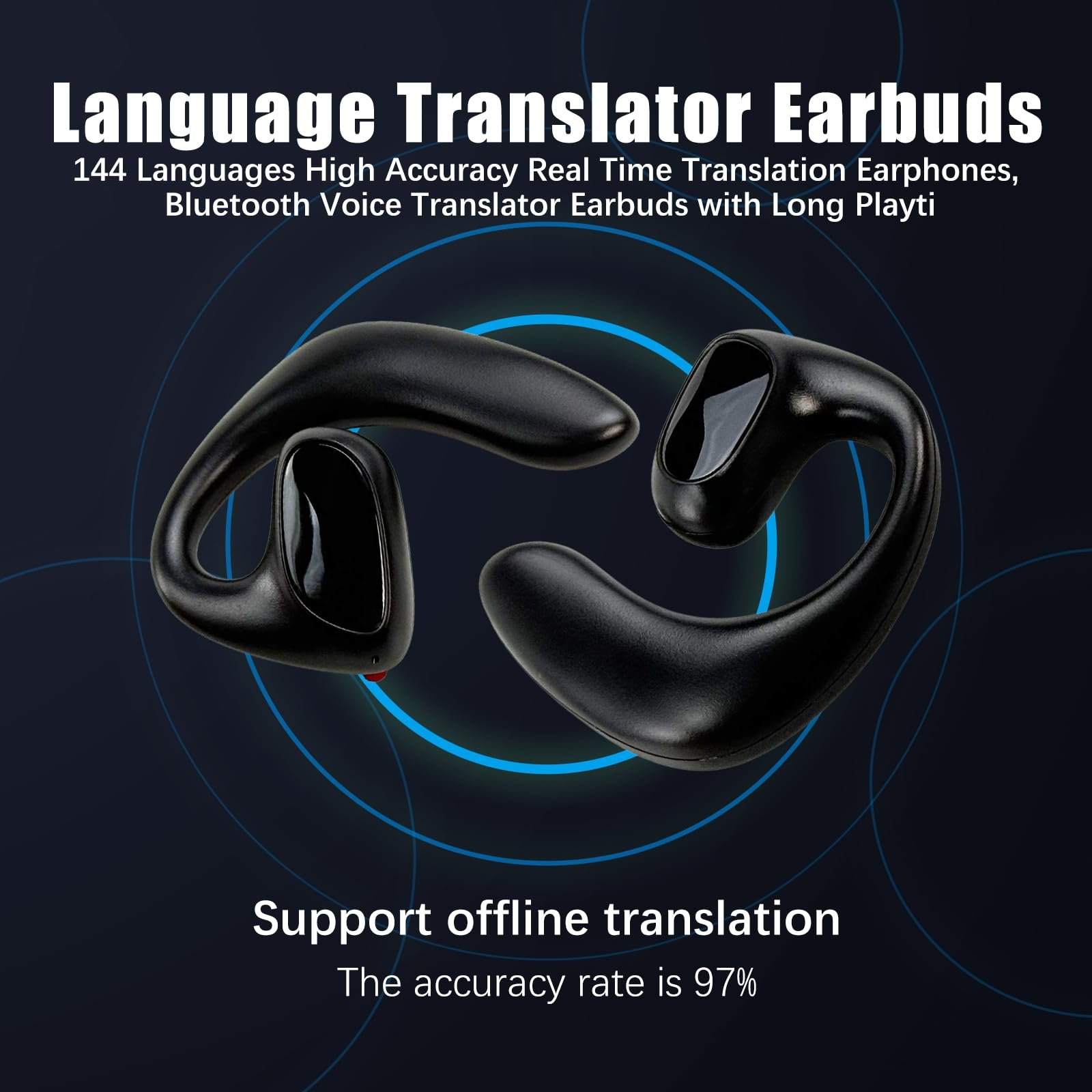 Наушники-переводчики Flylin M8, беспроводные, Bluetooth, фото №2 Наушники-переводчики Flylin M8, беспроводные, Bluetooth, фото №2