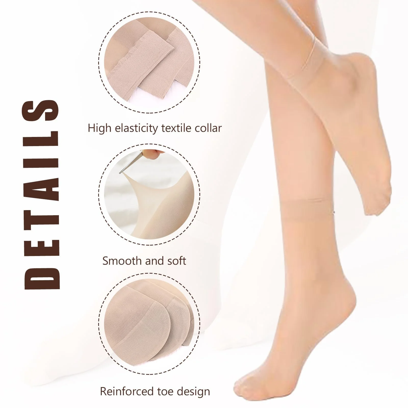 Шкарпетки Нейлонові Жіночі, 20 пар, фото №2 Шкарпетки Нейлонові Жіночі, 20 пар, фото №2