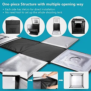 Фотобокс NEEWER 50см / 120 LED / Чорний ціна на synthetic.ua - Фото 1 Фотобокс NEEWER 50см / 120 LED / Чорний synthetic.ua - Фото 1