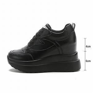 Кроссовки на танкетке MIEHUIAI женские, платформа 10 см synthetic.ua - Фото 1