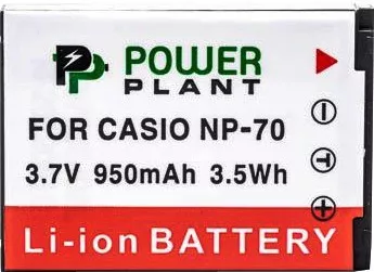 Аккумулятор PowerPlant Casio NP-70 DV00DV1241, фото №1