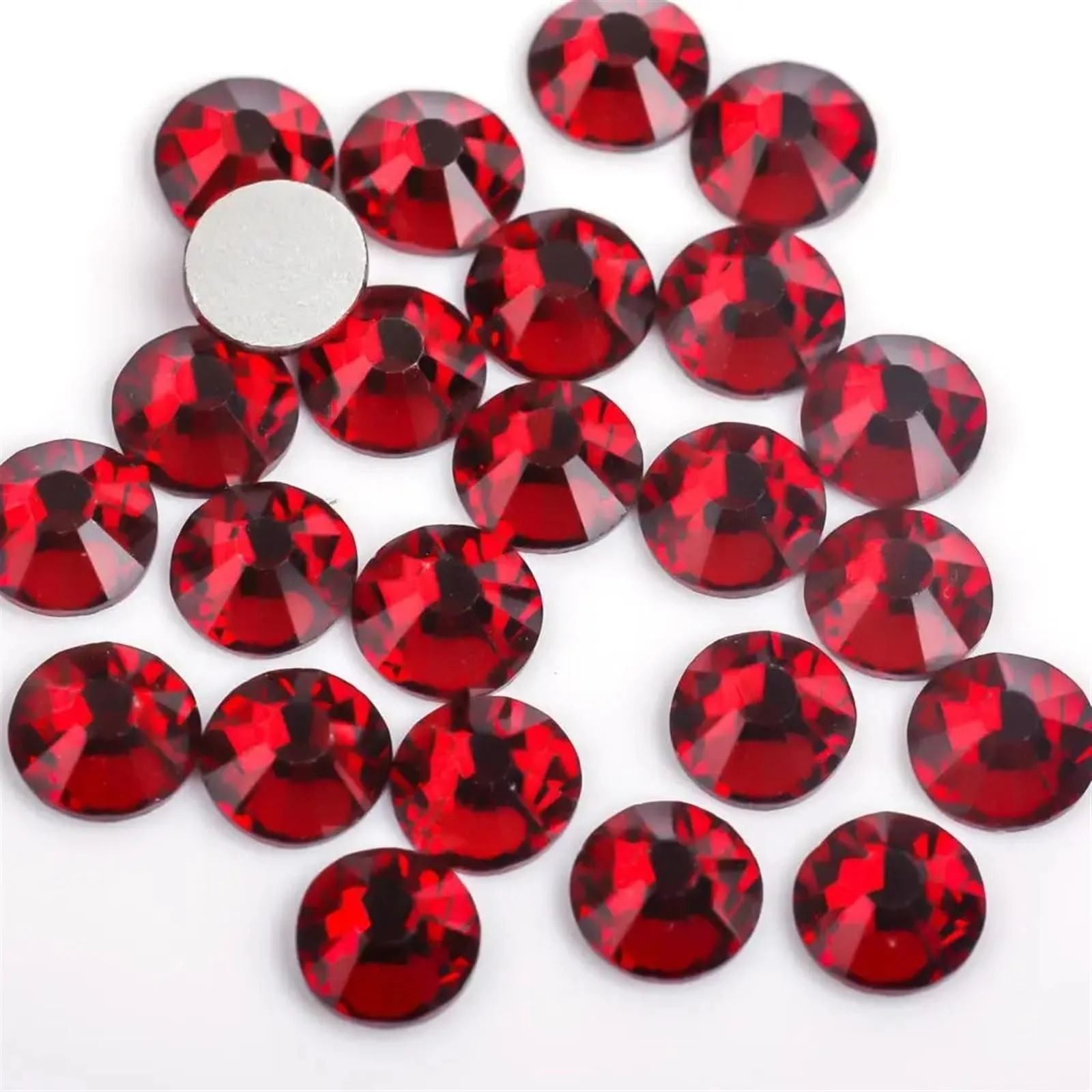 Стрази для рукоділля Hot Fix, 144 шт, 3D кристали не Hotfix для прикрас Dark Siam, SS8, фото №1