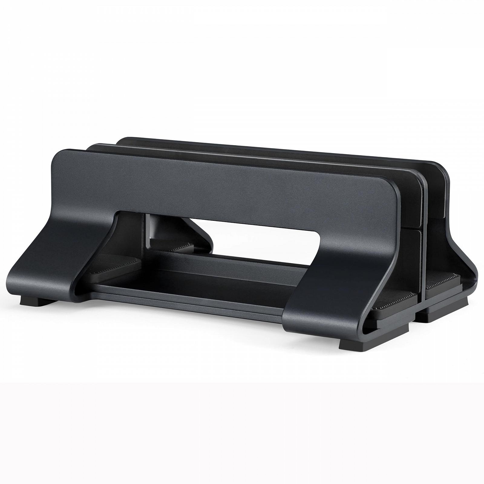 Підставка Вертикальна Подвійна Psitek Алюмінієва для ноутбука, регульована ширина слота 12-36 мм, фото №5