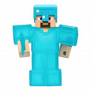 Фигурка Heroes of Goo Jit Zu Minecraft Стив с алмазной броней и мечом - Фото 1