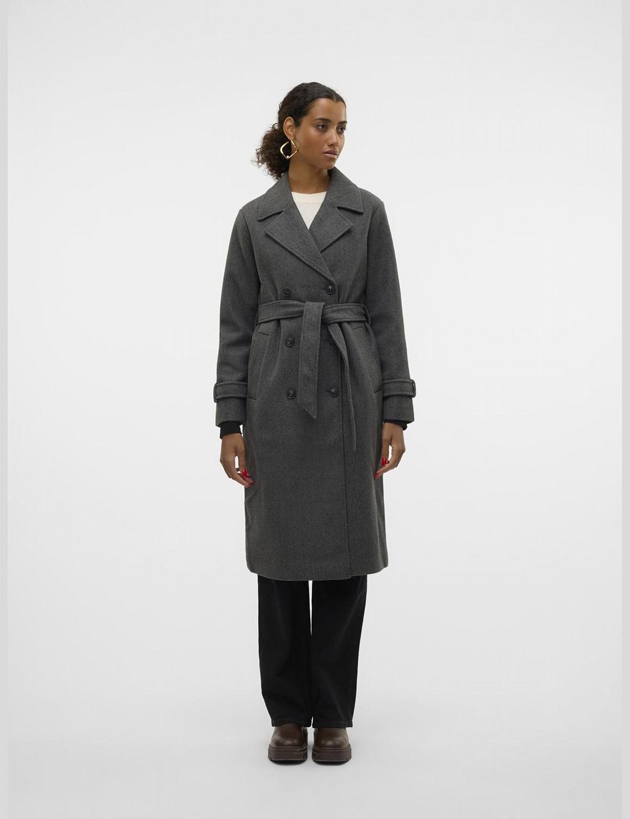 Тренч VERO MODA VMFortunevega Женский Длинный Зимнее Шерстяное, фото №2 Тренч VERO MODA VMFortunevega Женский Длинный Зимнее Шерстяное, фото №2