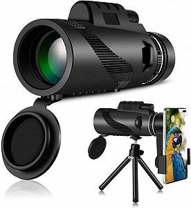 Монокуляр HFD 12x50 HD с адаптером для смартфона и штативом - Фото 1
