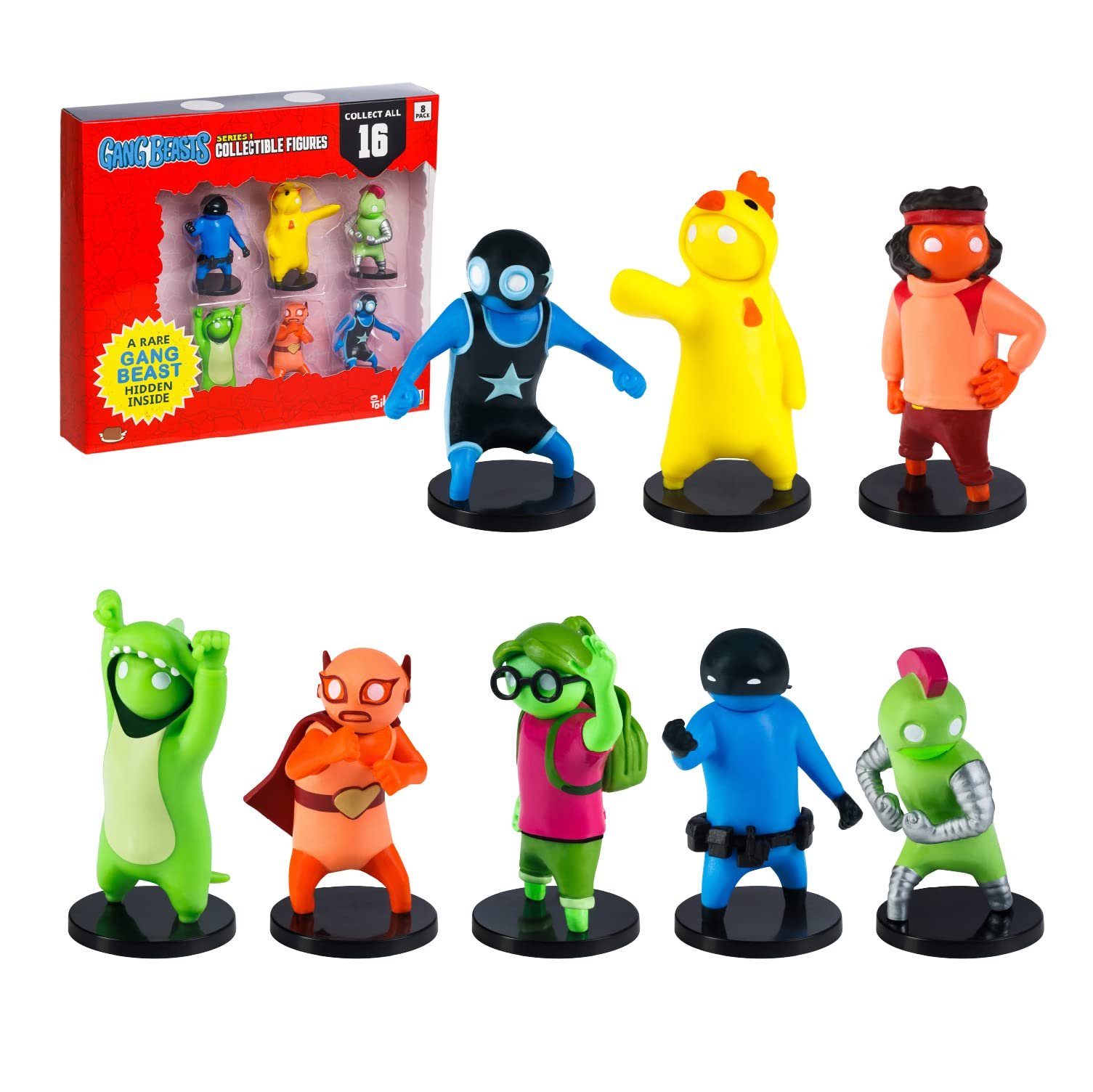 Коллекционные фигурки Toikido Gang Beasts Серия 1, 8 штук, Multi, фото №2